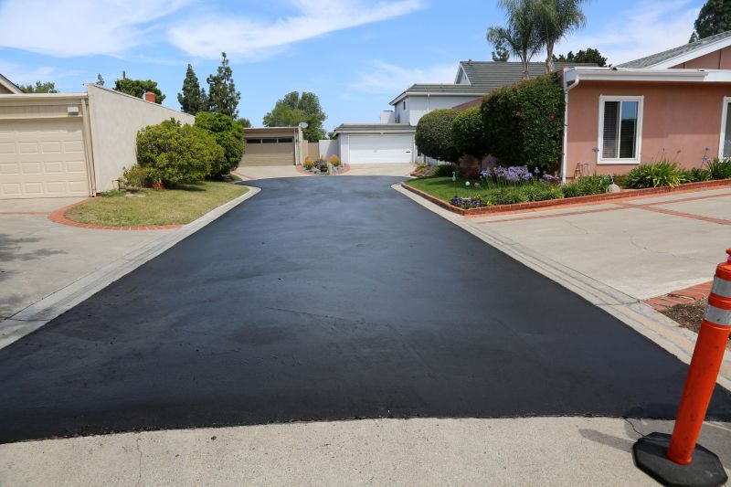 Freshly Sealed Driveway