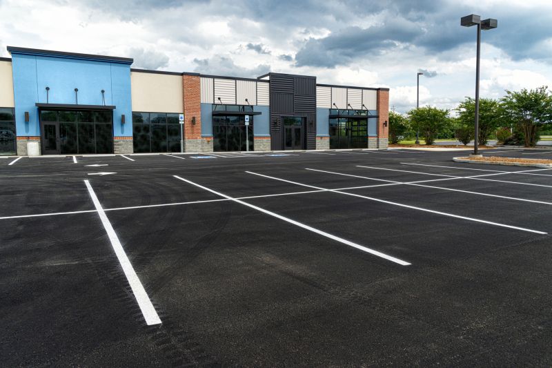Parking Lot Sealcoating detail